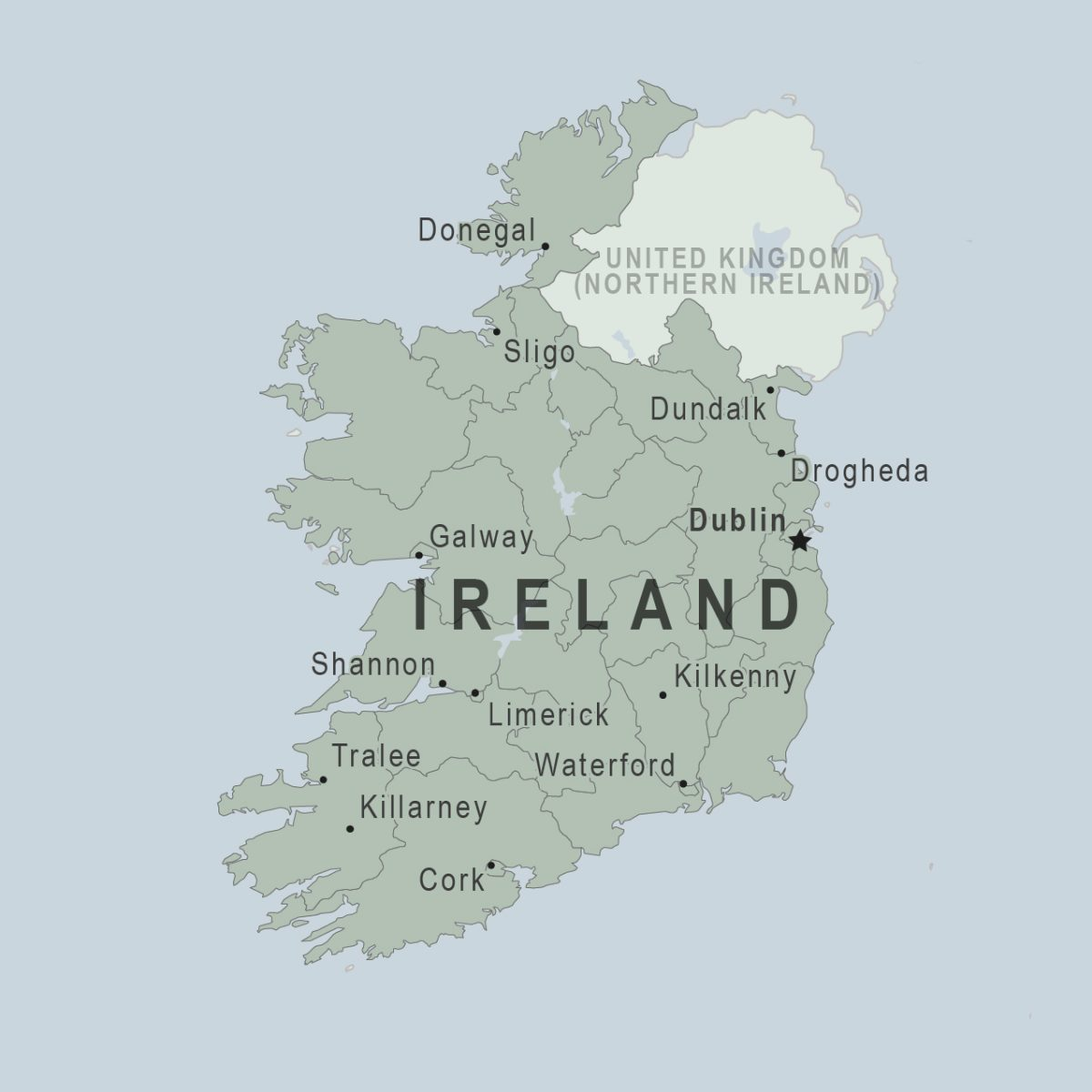 Ireland Map
